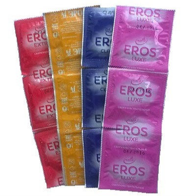 Презервативы ЭРОС в лентах